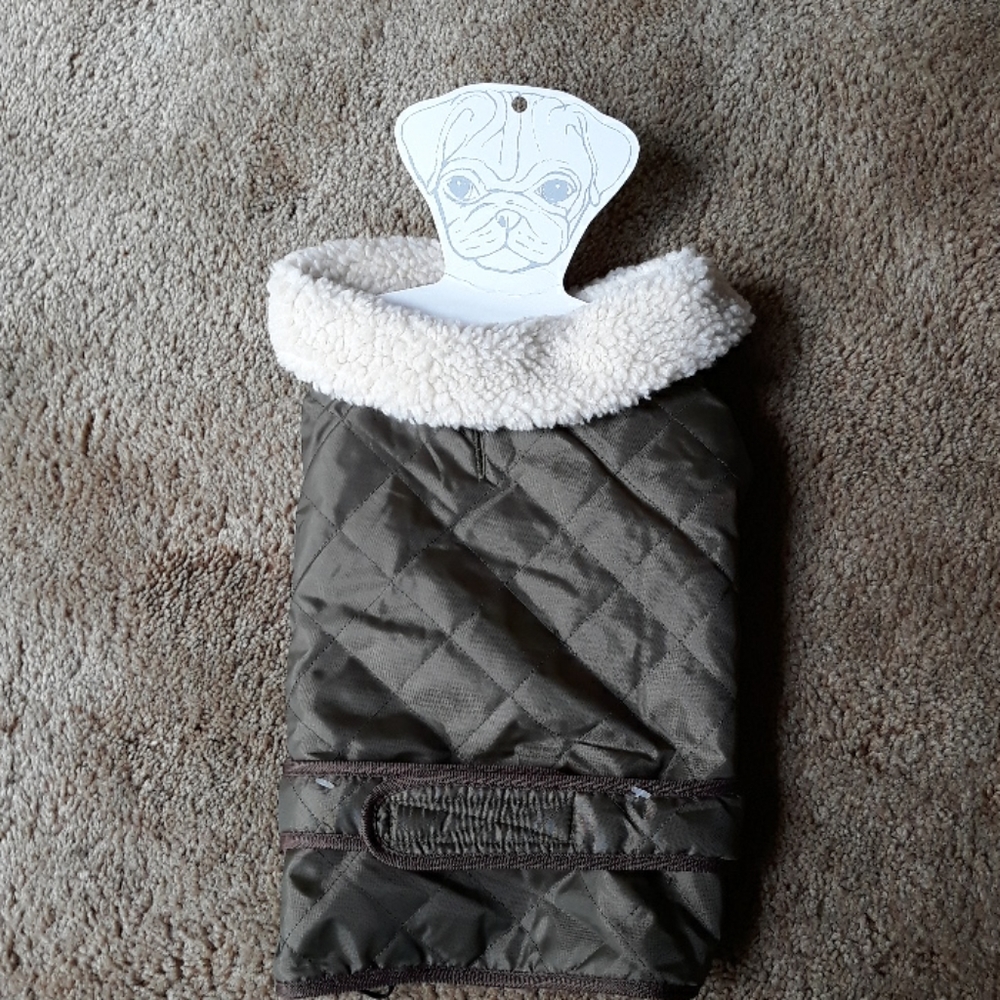 NWT! H&M Quilted Dog Jacket